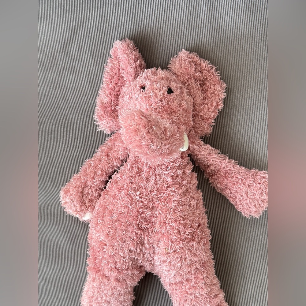 NWT *Very Rare* Vintage Jellycat London Medium Pink Junglie Elephant RETIRED - Picture 12 of 12
